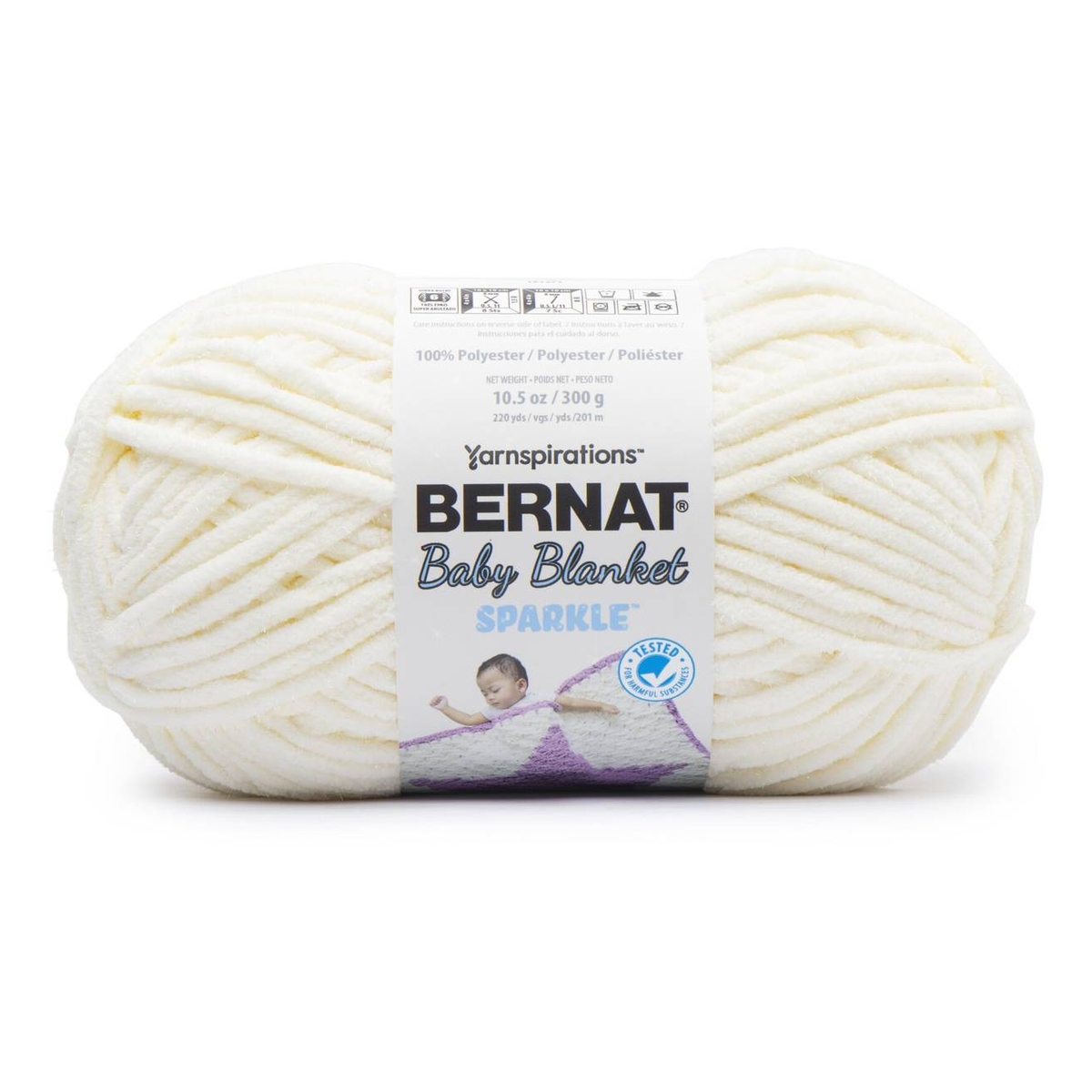 Bernat Moonlight Baby Blanket Sparkle Yarn 300g Hobbycraft