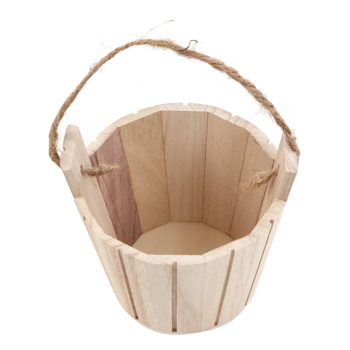 Wooden Bucket 12cm Hobbycraft