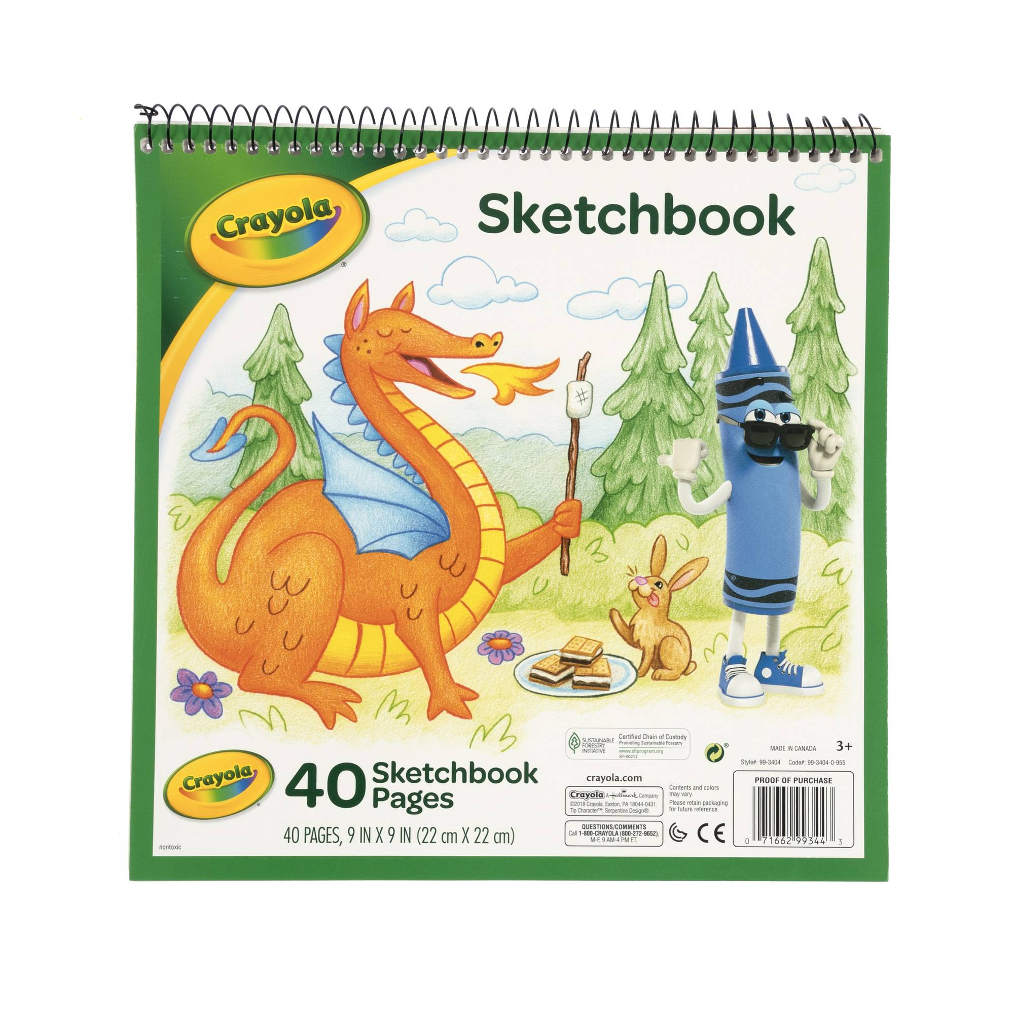 Crayola Sketchbook 9 x 9 Inches