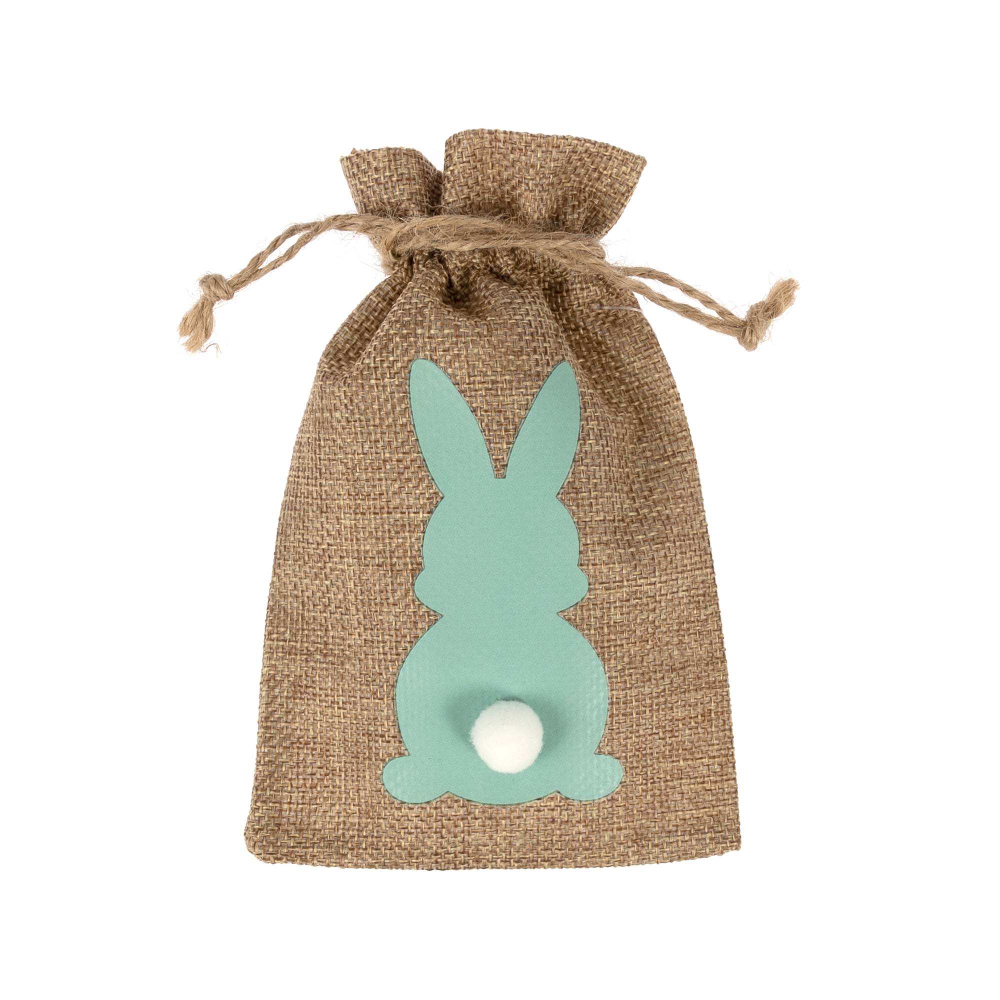 Mint Easter Bunny Drawstring Bag 15cm Hobbycraft