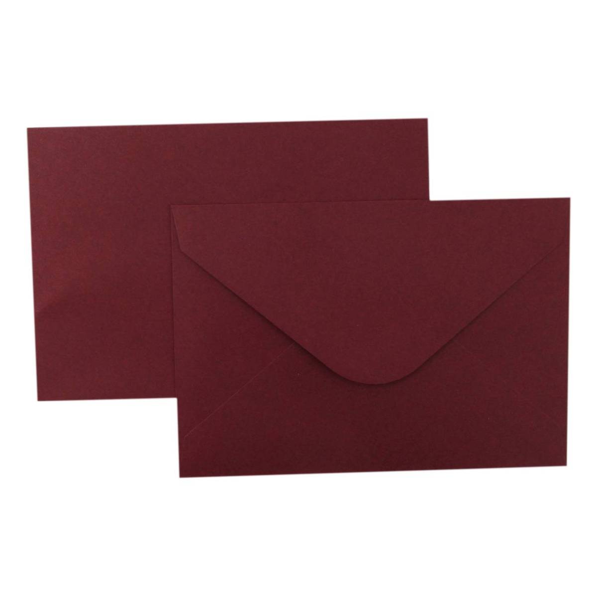 Burgundy Envelopes C7 20 Pack Hobbycraft