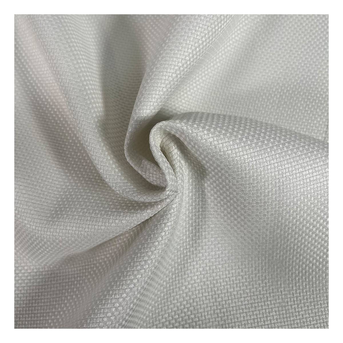 Cream Poly Basket Weave Fabric by the Metre Hobbycraft