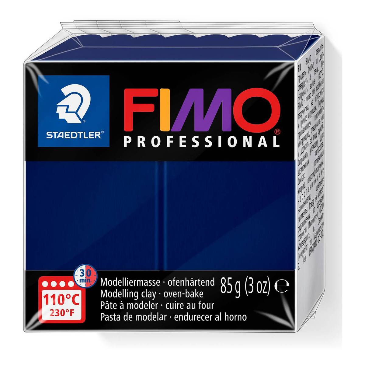 Fimo Professional Navy Blue Modelling Clay 85g | Hobbycraft