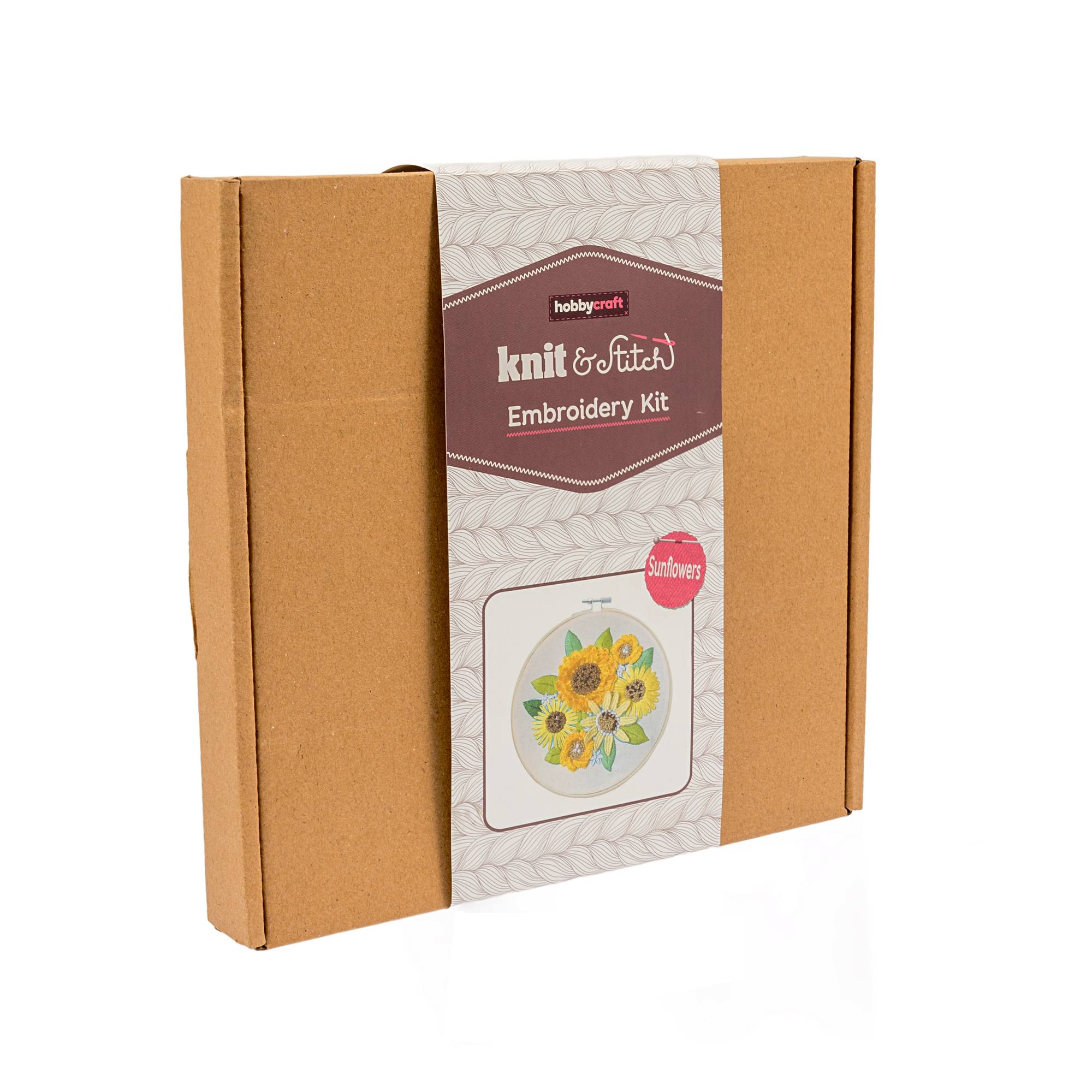 Sunflowers Embroidery Kit Hobbycraft