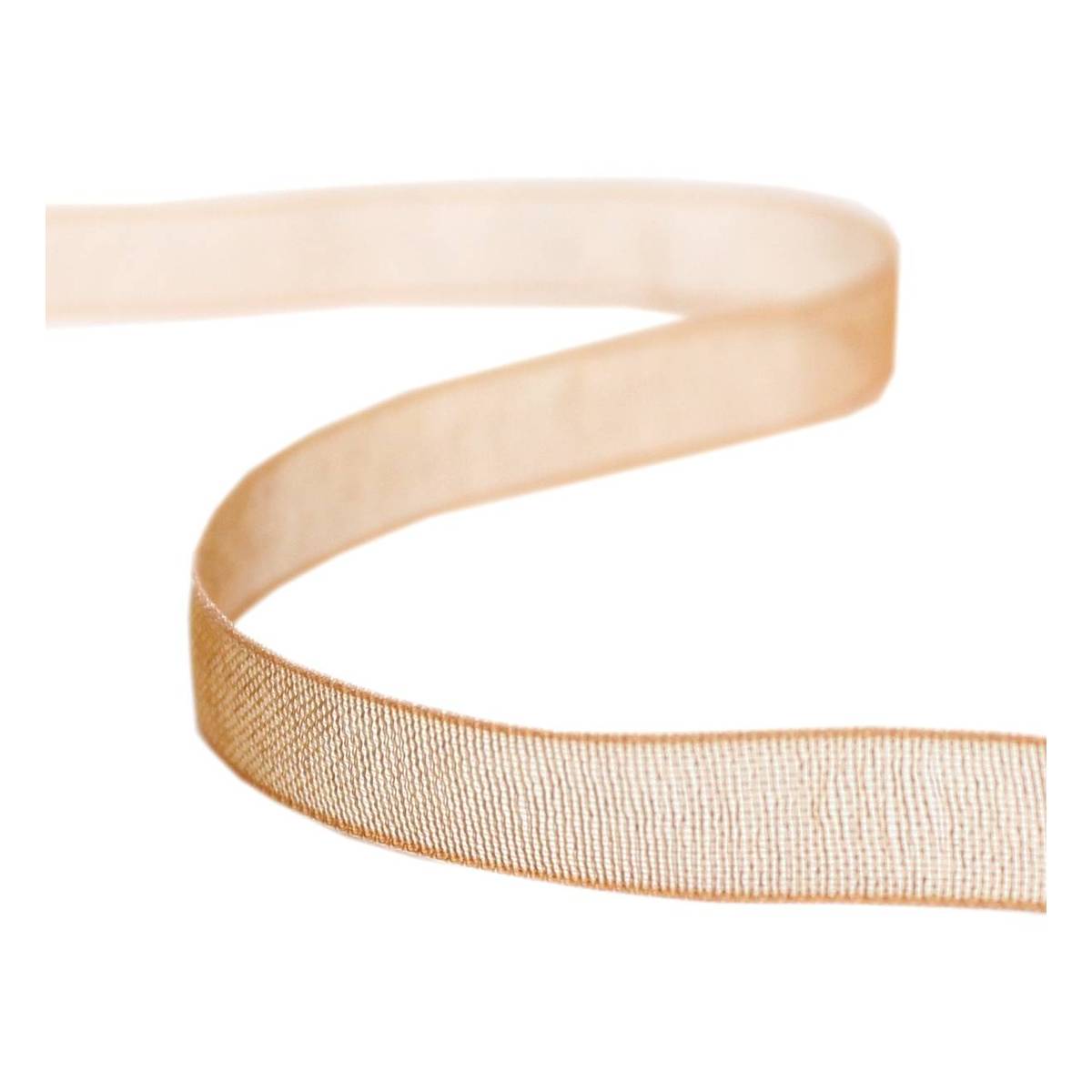 Gold Organdie Ribbon 6mm x 8m Hobbycraft