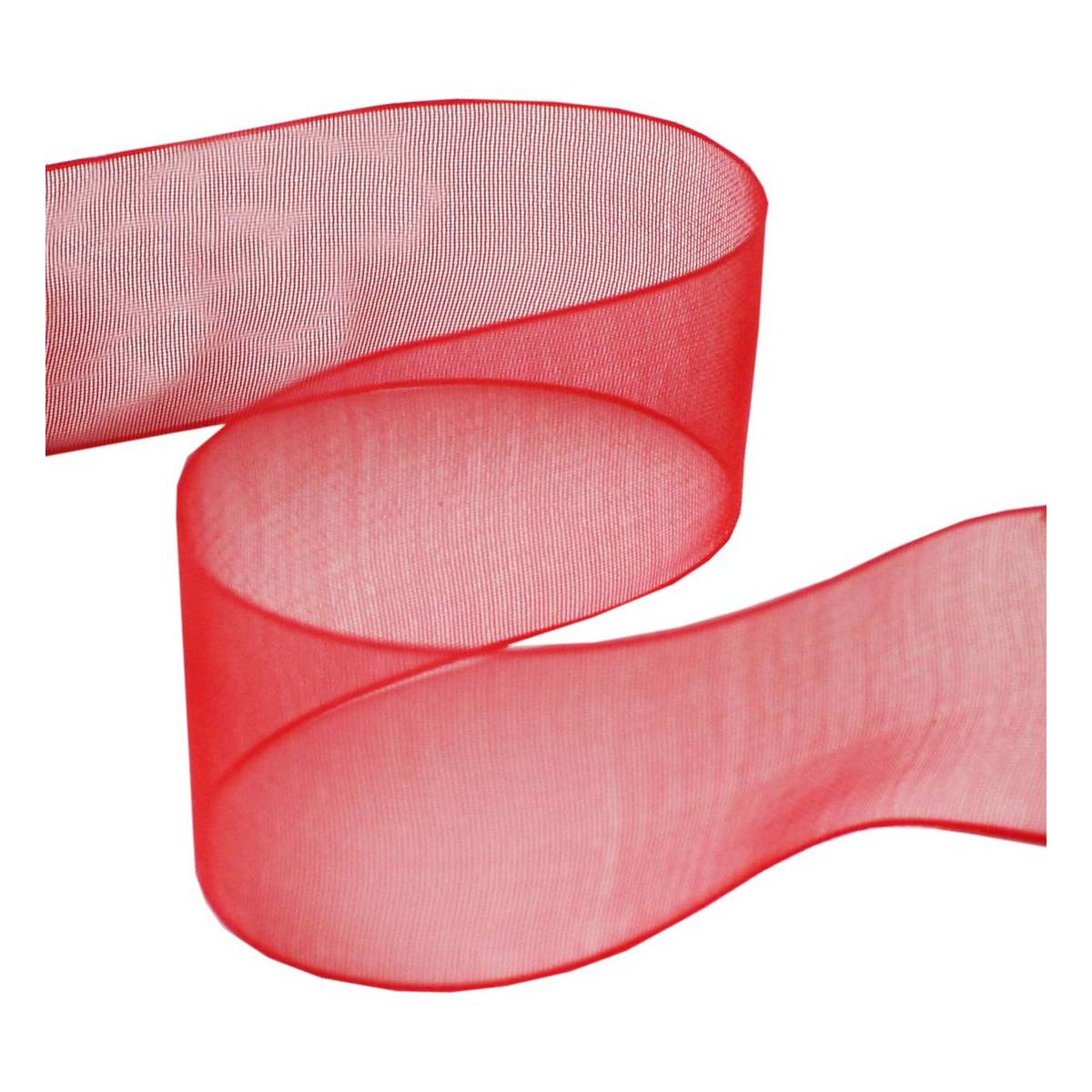 Red Organdie Ribbon 20mm x 5m | Hobbycraft