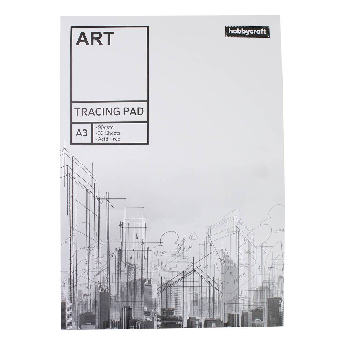 Tracing Paper Pad A3 30 Sheets Hobbycraft