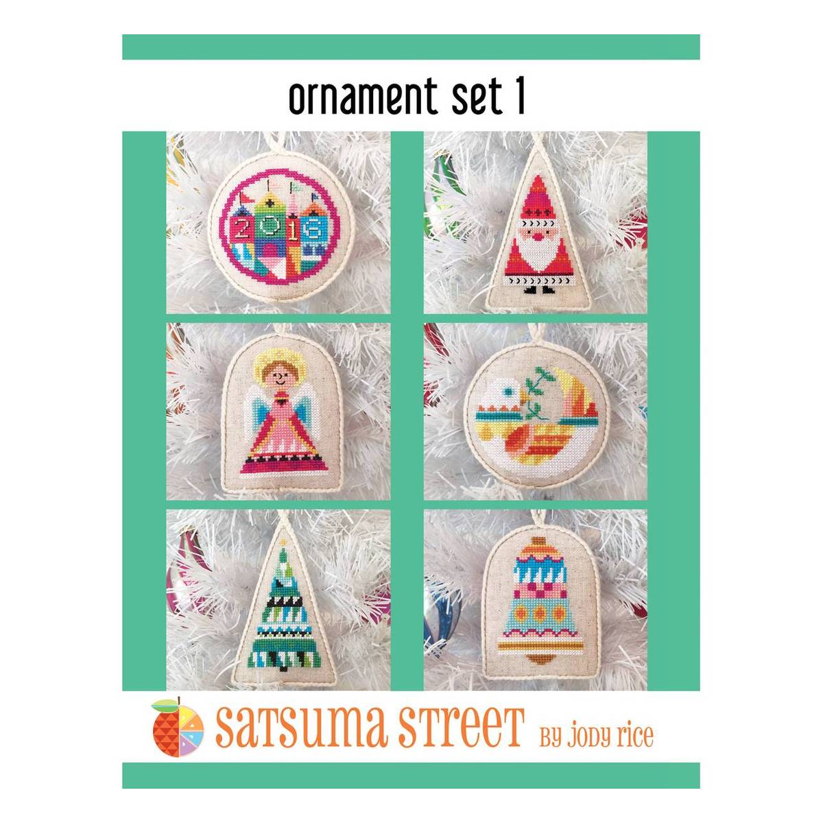Satsuma Street Ornament Set 1 Cross Stitch Chart Hobbycraft