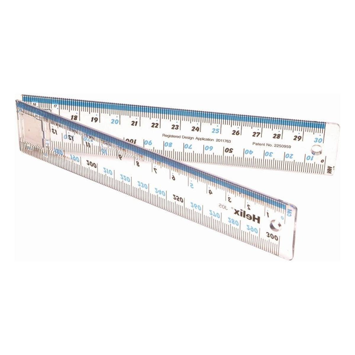Helix 30cm Folding Ruler Hobbycraft