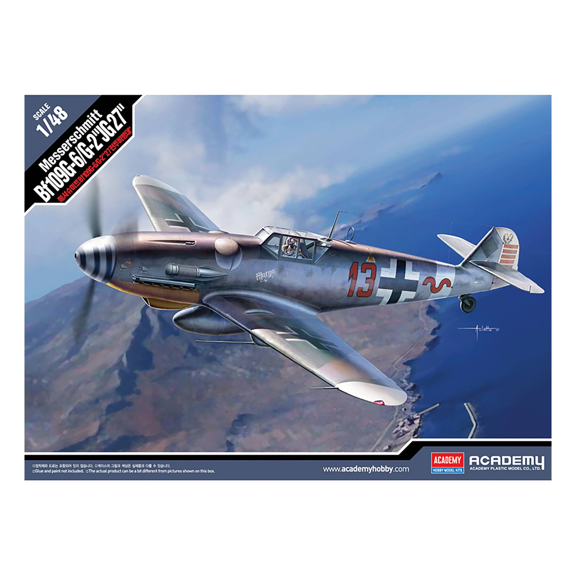 Fujimi Messerschmitt Bf109K-4 Herz As 48009 1/48 NIB Model