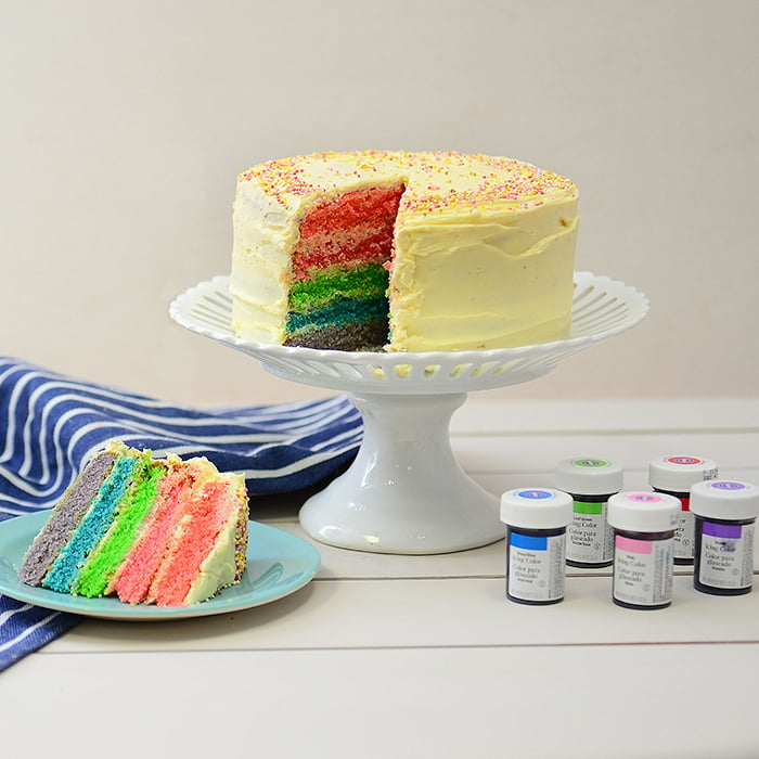 How to Make a Rainbow Layer Cake | Hobbycraft