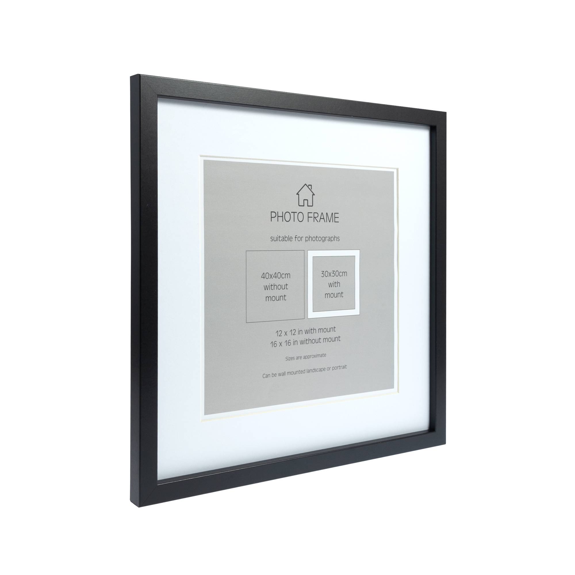 Black Photo Frame 40cm x 40cm Hobbycraft