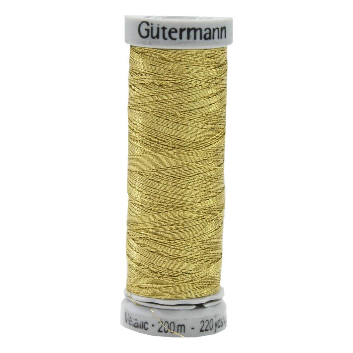 709760 Gutermann Sulky/oro/7004 Metallic Machine Embroidery Thread 200 m 